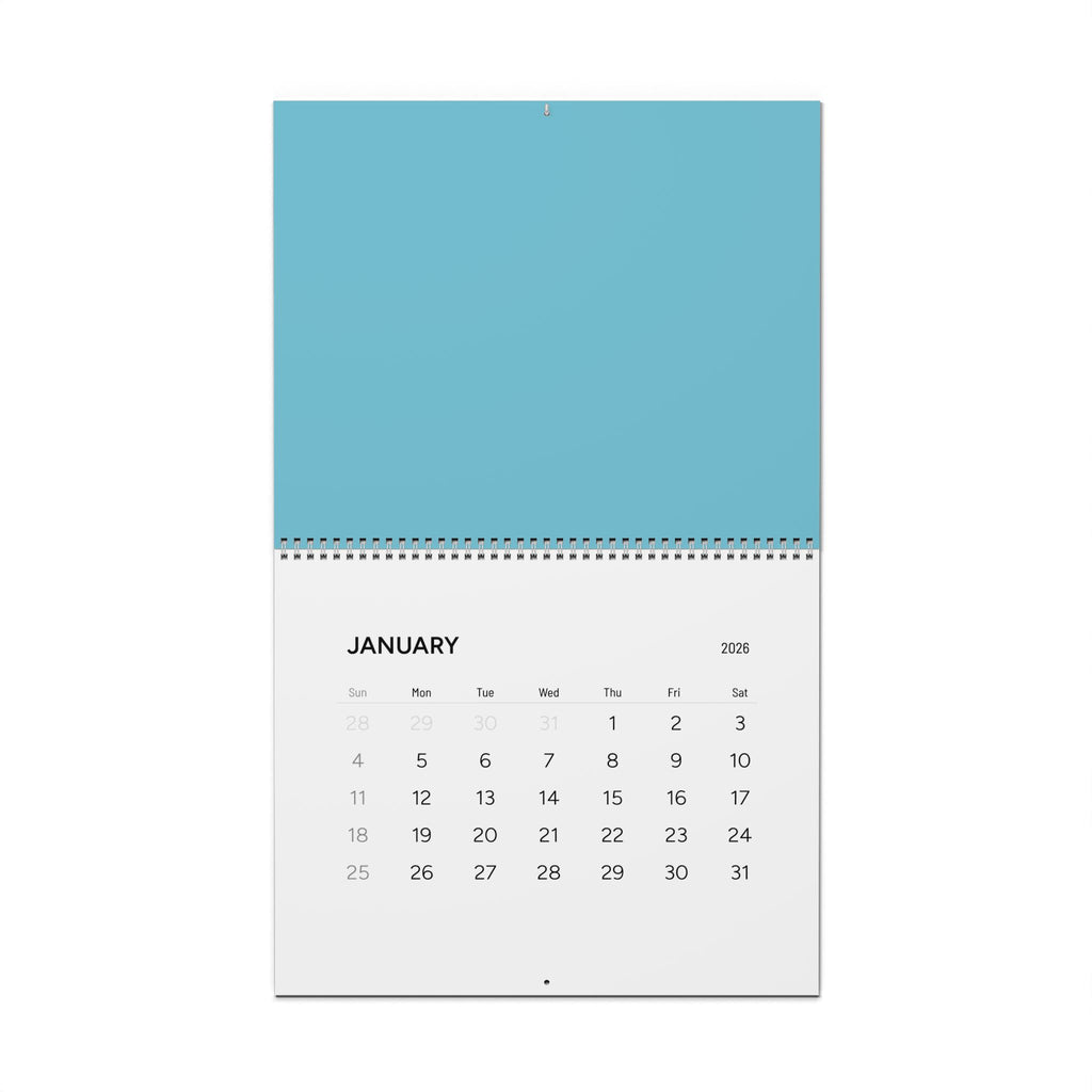 2026 Minimal Wall Calendar – Clean Modern Monthly Planner