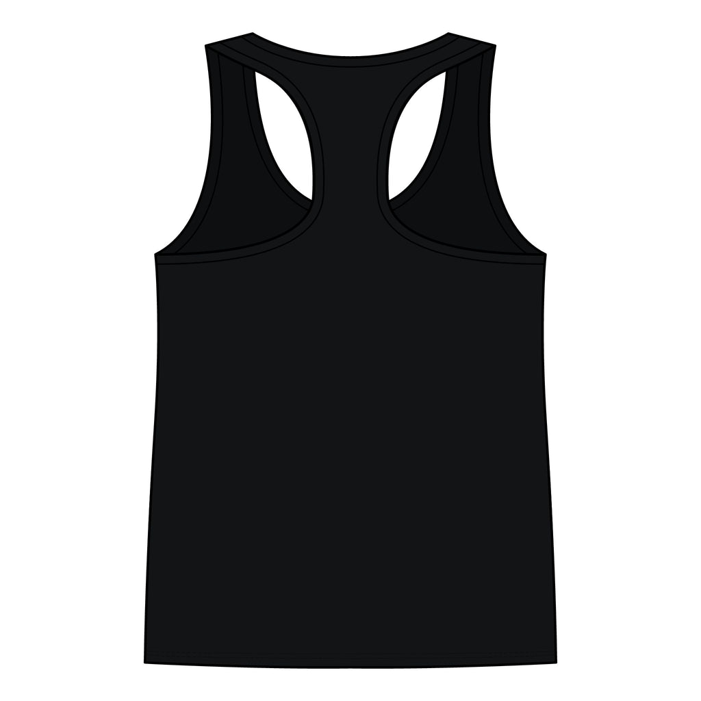 Juneteenth Racerback Tank – "Happy Juneteenth" Afro silhouette celebration top