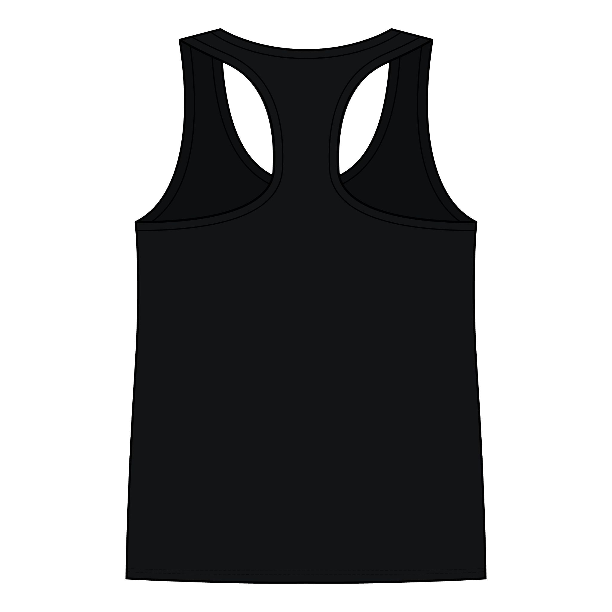 Juneteenth Racerback Tank – "Happy Juneteenth" Afro silhouette celebration top
