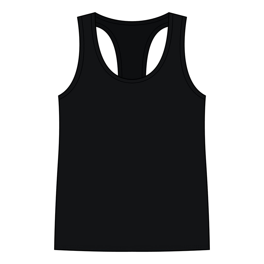 Juneteenth Racerback Tank – "Happy Juneteenth" Afro silhouette celebration top